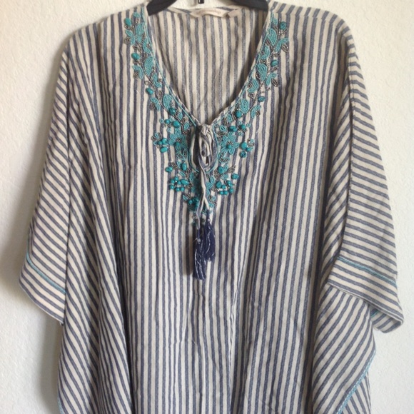 🏝Soft Surroundings Kapalua Caftan - Picture 3 of 4